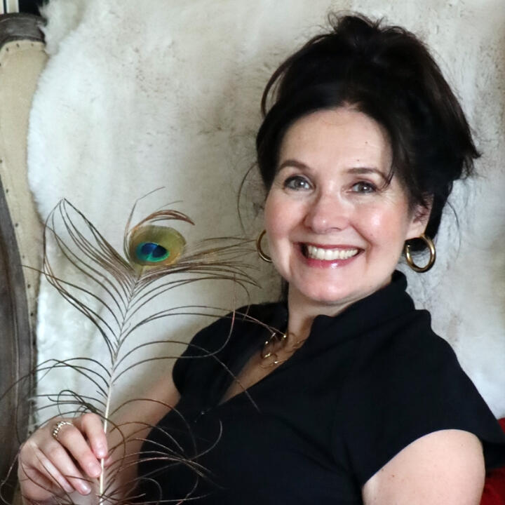 Lisa at Bella Donna Healing Spa Menu Lisa with Peacock Feather